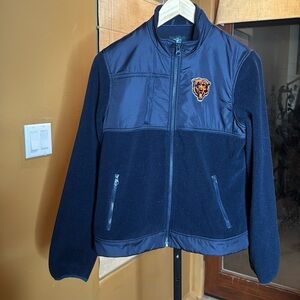 NFL Chicago Bears Women’s Fleece Embroidered Jacket Size Small